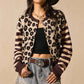 Women's Leopard Print Cardigan