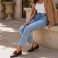 Women's High Stretch Drawstring Jeans