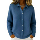 Women's Elegant Collared Button-Down Sweater