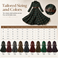 ✨ Cinched Waist, French-Inspired Plaid | Women's Pleated A-Line Dress ⚡ Free Shipping