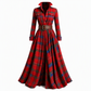✨ Cinched Waist, French-Inspired Plaid | Women's Pleated A-Line Dress ⚡ Free Shipping
