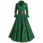 ✨ Cinched Waist, French-Inspired Plaid | Women's Pleated A-Line Dress ⚡ Free Shipping