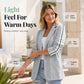 Women's Cable Knit Blazer with Side Stripe