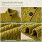 Women's Cable Knit Mock Neck Long Cardigan Duster Sweater Coat