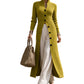 Women's Cable Knit Mock Neck Long Cardigan Duster Sweater Coat