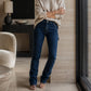 Women's Retro High Stretch Bootcut Jeans