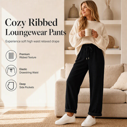 Women's Fashion Solid Color Casual Wide Leg Pants