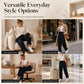 Women's Fashion Solid Color Casual Wide Leg Pants