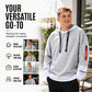 Men's Casual Fake 2-Piece Hooded Sweatshirt