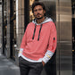 Men's Casual Fake 2-Piece Hooded Sweatshirt