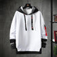 Men's Casual Fake 2-Piece Hooded Sweatshirt