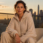 Women's Double-Sided Plush Hooded Jacket