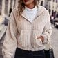 Women's Double-Sided Plush Hooded Jacket