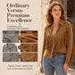 Women's Faux Suede Long Sleeve Fringe Jacket
