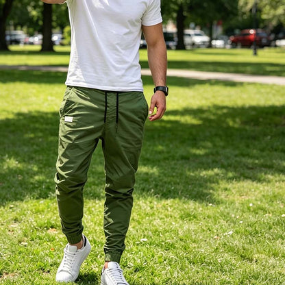Men's Casual Drawstring Jogger Pants