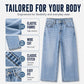 Women's High Elastic Wide-Leg Denim Jeans