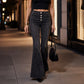 Women's High-Waisted Stretch Flare Jeans