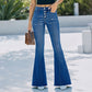 Women's High-Waisted Stretch Flare Jeans