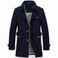 Men's Casual Pure Cotton Windbreaker Spring and Autumn Work Outerwear