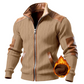Men's Color-Block Warm-Lined Zip-Up Jacket
