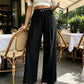 Women’s Elegant Double Breasted Wide-Leg Pants