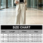 Women’s Elegant Double Breasted Wide-Leg Pants