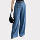 Women’s Elegant Double Breasted Wide-Leg Pants