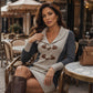 Women's Vintage Shawl Collar Toggle Button Sweater