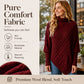 Women's Cable Knit Poncho Sweater