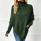 Women's Cable Knit Poncho Sweater