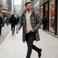 Men's Mid-Length Hooded Puffer Jacket