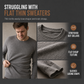 Men's Casual Solid Color Collared Pullover Sweatshirt