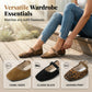 Comfortable PU Suede-Look Ballet Flats with Strap