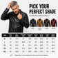 Men's Slim-Fit PU Leather Jacket