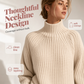 Women's Cozy Turtleneck Knit Sweater Dress