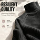 Women's Cozy Turtleneck Knit Sweater Dress