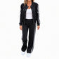 Women's Stripe Sporty Loungewear Set