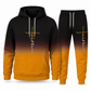 Men's 3D Digital Print Long Sleeve Hooded Sweatshirt and Pants Set Loose Fit Tracksuit for Spring and Autumn
