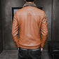 🧥 Plush-Lined Warmth, Refined Leather-Look Style | Men's Zip Jacket