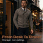 Men's Double Breasted Shawl Collar Knit Cardigan