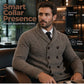 Men's Double Breasted Shawl Collar Knit Cardigan