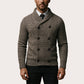 Men's Double Breasted Shawl Collar Knit Cardigan