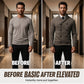 Men's Double Breasted Shawl Collar Knit Cardigan
