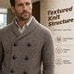 Men's Double Breasted Shawl Collar Knit Cardigan