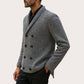 Men's Double Breasted Shawl Collar Knit Cardigan