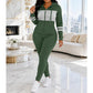 Women's Casual Slim Fit Hoodie & Pants Set