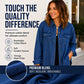 Women's Frayed Hem Washed Denim Jacket