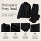 Women's Half-Zip Sweatshirt & Wide-Leg Pants Set