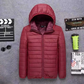 Men's Warm Quilted Hooded Puffer Jacket