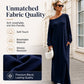 Women's Off-Shoulder Long Sleeve Maxi Dress